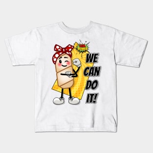 Girl Power Tequeño version - Venezuela Kids T-Shirt